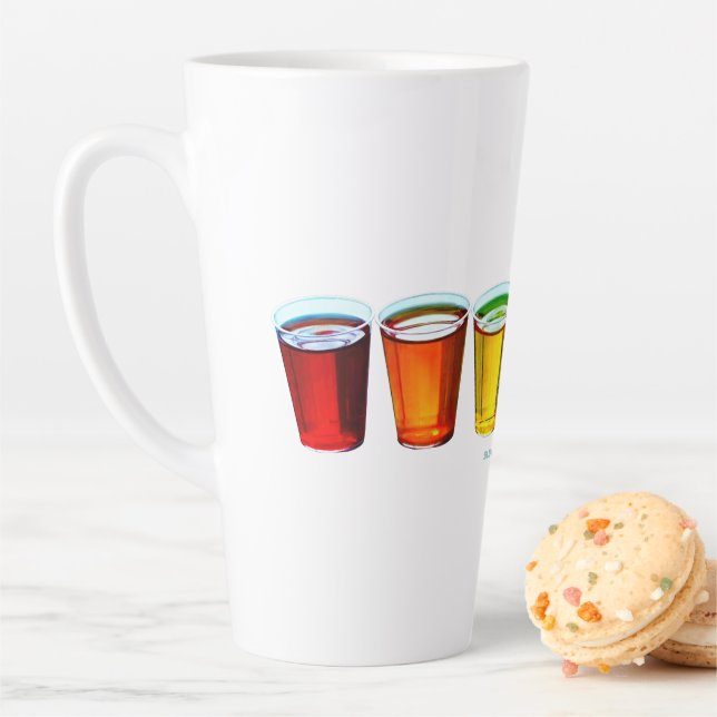 SlipperyJoe's Shot Brille flüssige Stolz Farben ce Milchtasse (Beispiel)