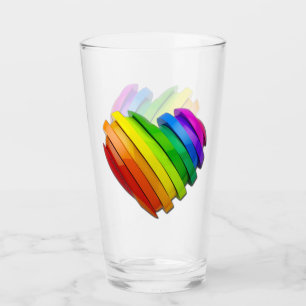 SlipperyJoe's skulpturales dreidimensionales Herz Glas