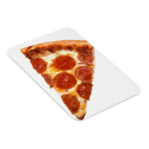 SlipperyJoe's Sliced Pizza Pepperoni Käse delici Magnet
