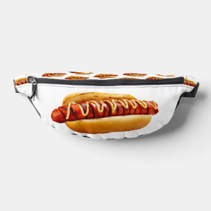 SlipperyJoe's Sommer-BBQ-Vibe-Hotdog in weichem Br Bauchtasche