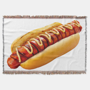 SlipperyJoe's Sommer-BBQ-Vibe-Hotdog in weichem Br Decke