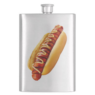 SlipperyJoe's Sommer-BBQ-Vibe-Hotdog in weichem Br Flachmann