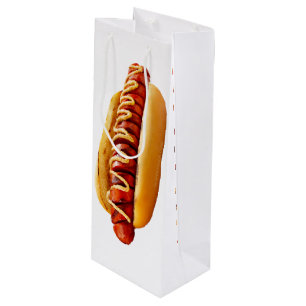 SlipperyJoe's Sommer-BBQ-Vibe-Hotdog in weichem Br Geschenktüte Für Weinflaschen