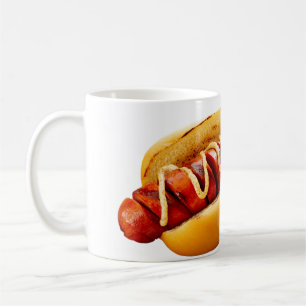 SlipperyJoe's Sommer-BBQ-Vibe-Hotdog in weichem Br Kaffeetasse