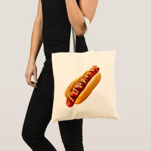SlipperyJoe's Sommer-BBQ-Vibe-Hotdog in weichem Br Tragetasche