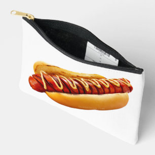 SlipperyJoe's Sommer-BBQ-Vibe-Hotdog in weichem Br Zubehörtasche