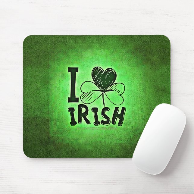 SlipperyJoe's St. Patrick's Day Feiertag irische P Mousepad (Mit Mouse)