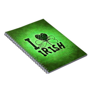 SlipperyJoe's St. Patrick's Day Feiertag irische P Notizblock
