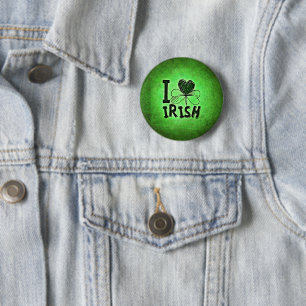 SlipperyJoe's St. Patrick's Day Feiertag Irischer Button
