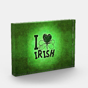 SlipperyJoe's St. Patrick's Day Feiertag Irischer Fotoblock