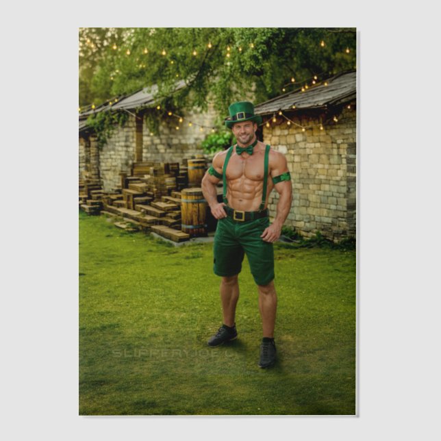 SlipperyJoe's St. Patrick's Day festlicher Leprech (Vorderseite)