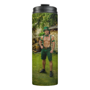 SlipperyJoe's St. Patrick's Day festlicher Leprech Thermosbecher