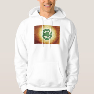 SlipperyJoe's St. Patrick's Day glänzendes dreiblä Hoodie