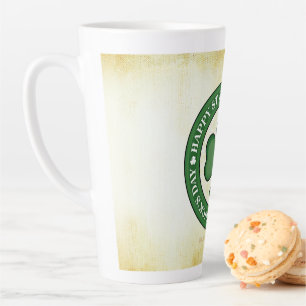 SlipperyJoe's St. Patrick's Day glänzendes dreiblä Milchtasse