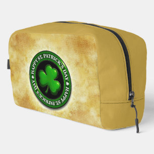 SlipperyJoe's St. Patrick's Day glänzendes dreiblä Waschbeutel