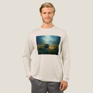 SlipperyJoe's St. Patrick's Day große verzierte Sc Tri-Blend Shirt