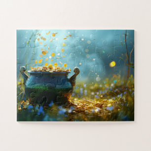 SlipperyJoe's St. Patricks Day-großer verzierter P Puzzle