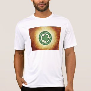 SlipperyJoe's St. Patrick's Day grüne dreiblättrig T-Shirt