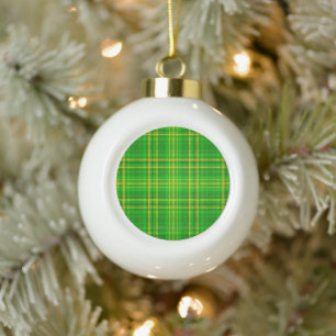 SlipperyJoe's St. Patrick's Day Irish inspiriert r Keramik Kugel-Ornament