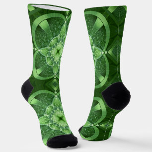 SlipperyJoes St. Patrick's Day leuchtendes vier Bl Socken