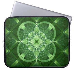 SlipperyJoe's St. Patrick's Day leuchtendes vierbl Laptopschutzhülle