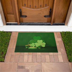 SlipperyJoe's St. Patrick's Day Thema Kobold Fußmatte