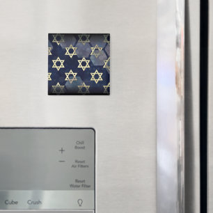 SlipperyJoe's starke Chanukka-Stimmung Davidstern- Magnet