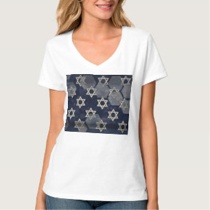 SlipperyJoe's starke Chanukka-Stimmung Davidstern  T-Shirt