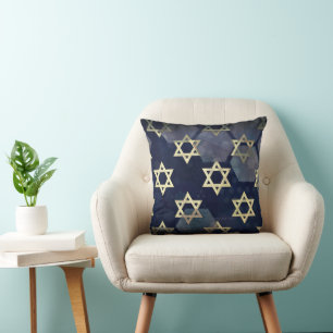 SlipperyJoe's starkes Hanukkah-Feeling Stern von D Kissen