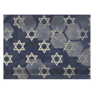 SlipperyJoe's starkes Hanukkah-Vibes Stern Davids Tischdecke