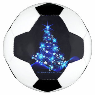 SlipperyJoe's stilisierter leuchtender Weihnachtsb Fußball