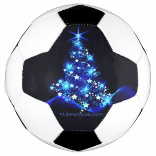 SlipperyJoe's stilisierter leuchtender Weihnachtsb Fußball