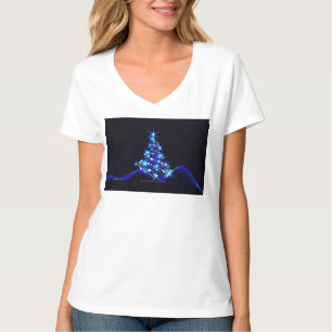 SlipperyJoe's stilisierter leuchtender Weihnachtsb T-Shirt