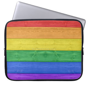 SlipperyJoe's Stolz Fahne Regenbogenfarben aus Hol Laptopschutzhülle