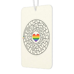 SlipperyJoe's Stolz-Labyrinth-Pfeil-Puzzle labyri Autolufterfrischer