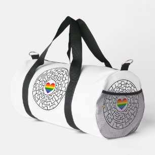 SlipperyJoe's Stolz-Labyrinth-Pfeil-Puzzle labyri Duffle Bag