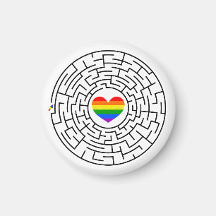 SlipperyJoe's Stolz-Labyrinth-Pfeil-Puzzle labyri Magnet