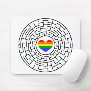 SlipperyJoe's Stolz-Labyrinth-Pfeil-Puzzle labyri Mousepad