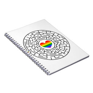 SlipperyJoe's Stolz-Labyrinth-Pfeil-Puzzle labyri Notizblock