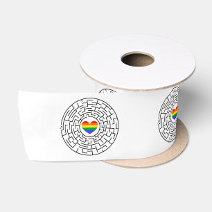 SlipperyJoe's Stolz-Labyrinth-Pfeil-Puzzle labyri Satinband