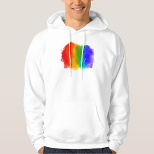SlipperyJoe's Stolz Spritzer Regenbogenfarben Vibr Hoodie