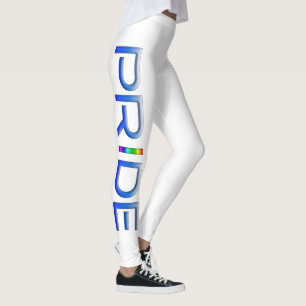 SlipperyJoe's Stolz-Wort metallische Buchstaben st Leggings