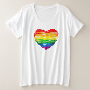 SlipperyJoe's stolze, in der Form eines Knoblauchs Große Größe T-Shirt