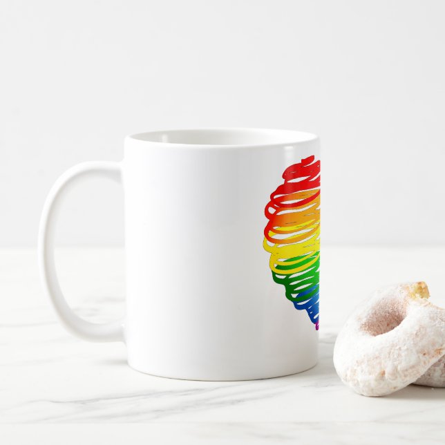 SlipperyJoe's stolze, in der Form eines Knoblauchs Kaffeetasse (Mit Donut)