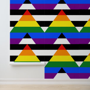SlipperyJoe's Straight Ally Flag Gay Geschenke LGB Tapete