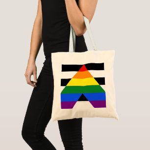 SlipperyJoe's Straight Ally Flag Gay Geschenke LGB Tragetasche