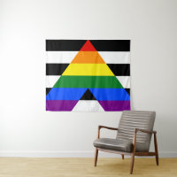 SlipperyJoe's Straight Ally Flag Gay Geschenke LGB