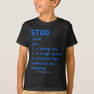 Slipperyjoes Stud Definition Tiere Wörterbuch B  T-Shirt