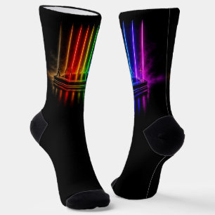 SlipperyJoe's Tanzperformance zum Feiern von Pride Socken
