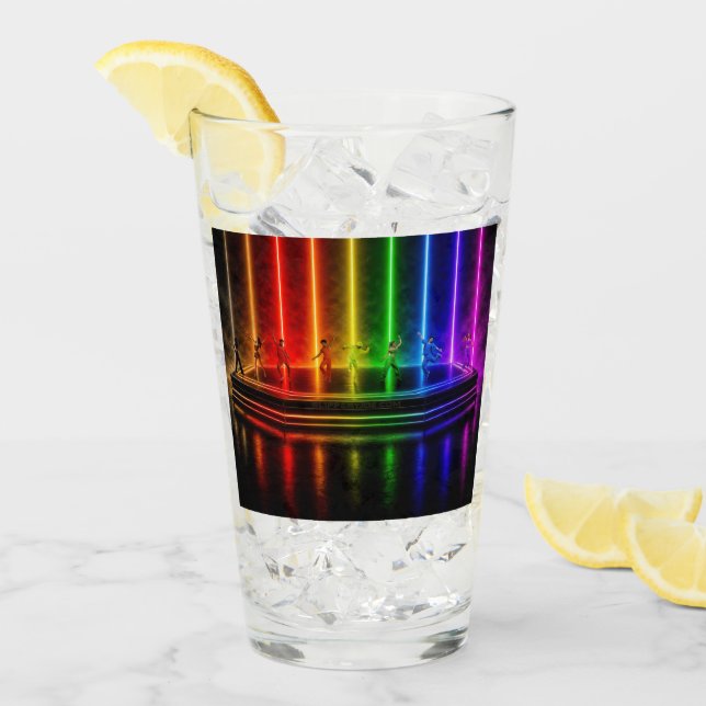 SlipperyJoe's Tanzperformance zum Pride-Jubiläum  Glas (Vorderseite Ice)
